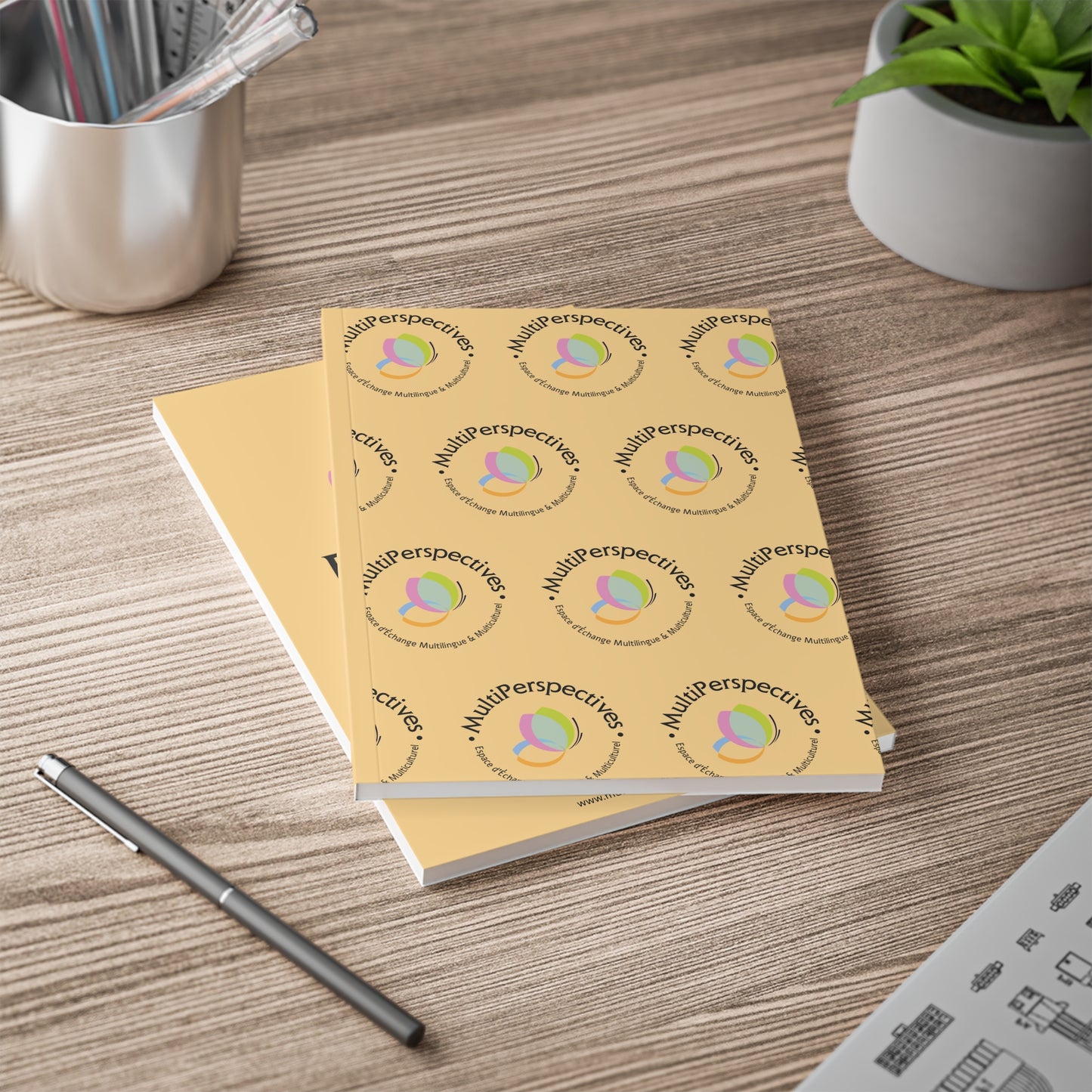 Cahier à couverture souple Multi Perspectives A5 - orange
