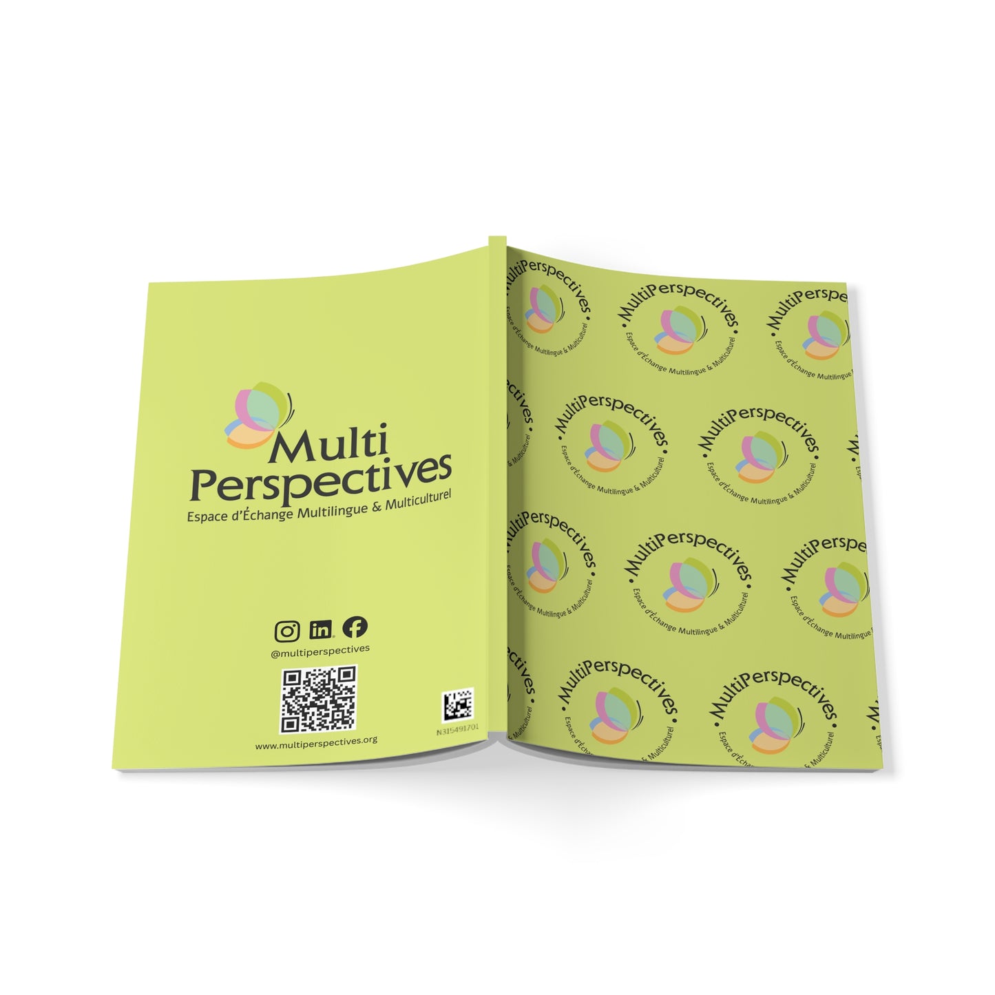 Cahier à couverture souple Multi Perspectives A5 - Vert