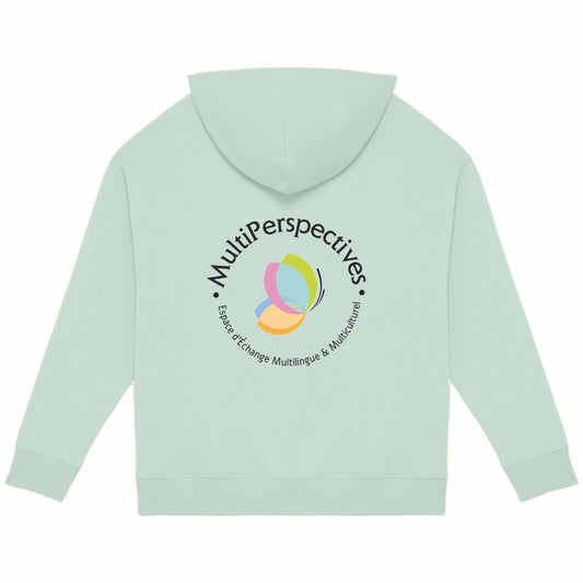 sweat à capuche unisexe oversized - dos_vert