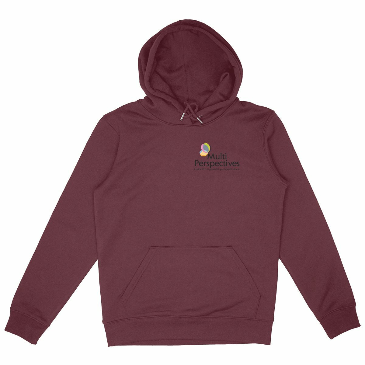 Sweat à capuche Epais Unisexe - face_bordeaux