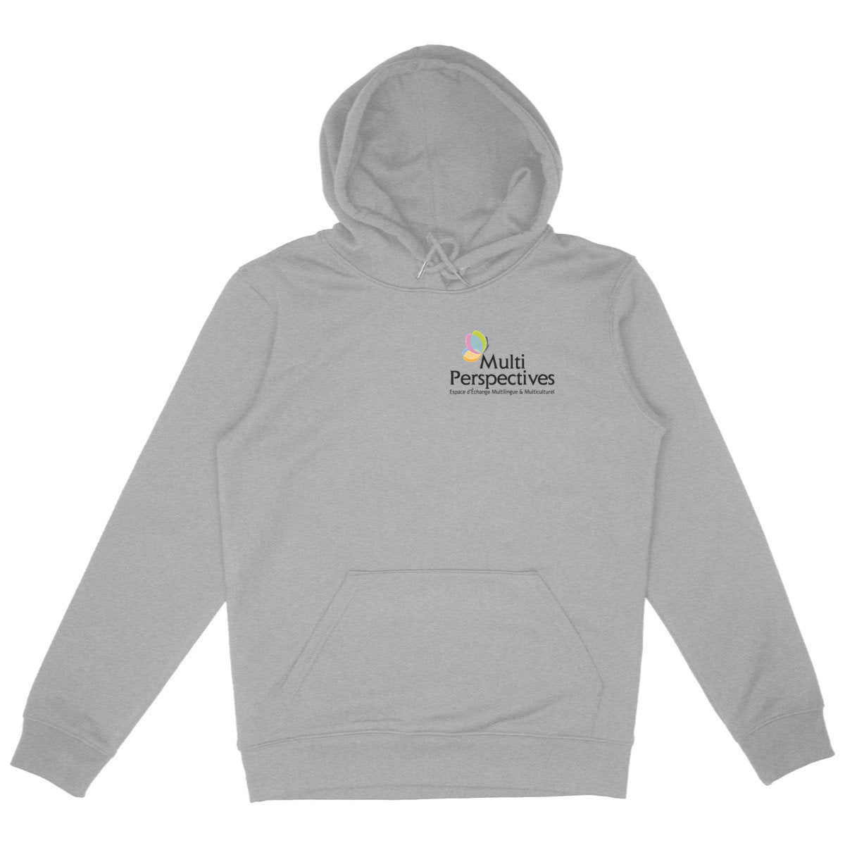Sweat à capuche Epais Unisexe - face_gris